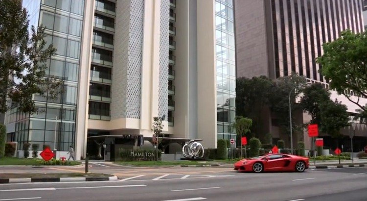 Lyxlägenhet Singapore bostadshus skyskrapa Hamilton Scotts