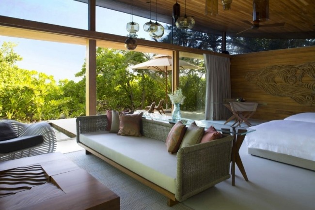 Maldiverna designar villa-moderna möbelsoffa