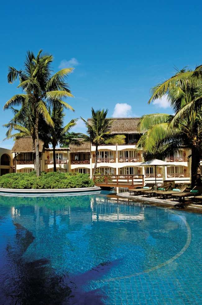 Constance Belle Mare Plage-Luxus Resort Mauritius Hotel Complex Park-Pool