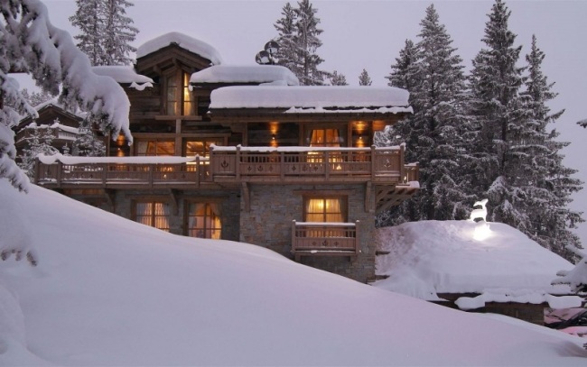 Chalet Grande Roche fasad franska alperna