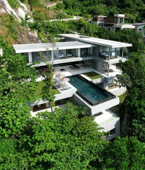 Villa-Amanzi-minimalistisk-lyx-sommar-hus-klippor