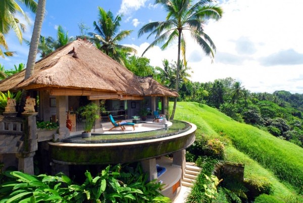Tropiskt villa boutiquehotell i Bali Viceroy