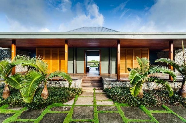 Modernt fritidshus Fiji-passivt svalkande sommarresmål-Korovesi villa