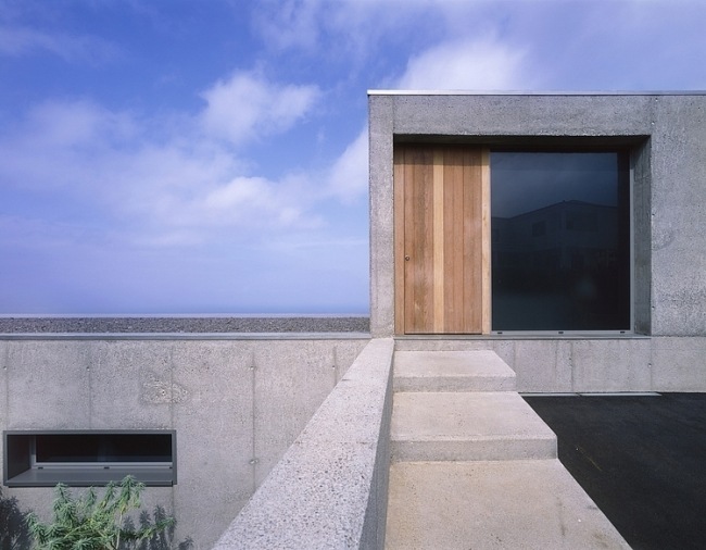 Betongglas hus-bostad havsutsikt-Teneriffa jardin del sol-caa arkitekter