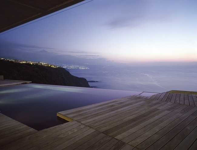 Lyxvilla fastighet-Tenerifes kust Spanien-jardin del sol-villa havsutsikt-kulle