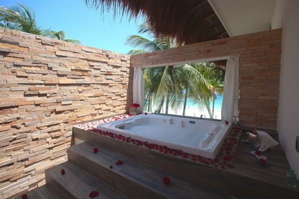 spa aromaterapi lyxigt strandhus esmeralda trendigt wellness -oasbadkar