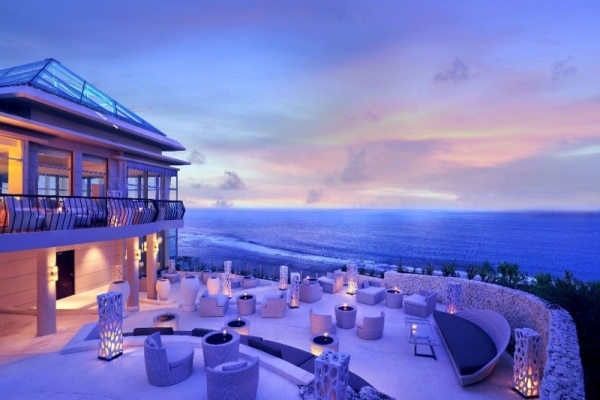 Utomhus loungemöbler-lyxvilla-havsutsikt Bali