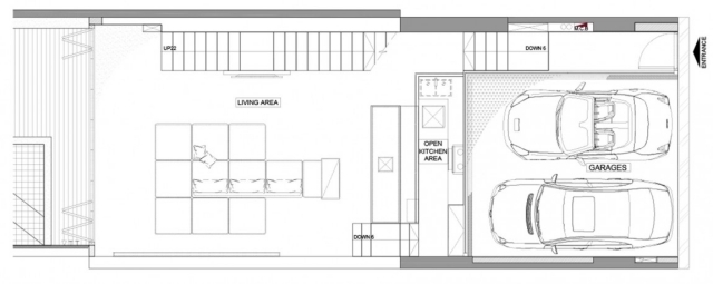 lyx-hus-Sai-Kung-millimeter-interiör-design-planlösning-vardagsrum-garage