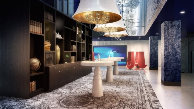 lyxhotell design marcel vandrar andaz amsterdam prinsengracht lobby