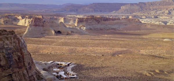 lyx resort amangiri utah usa canyon landskap