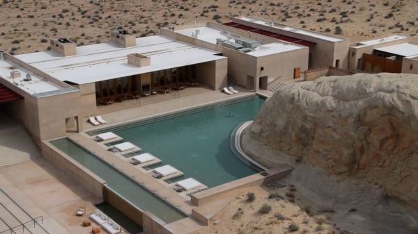 resort Amangiri pool stenvall