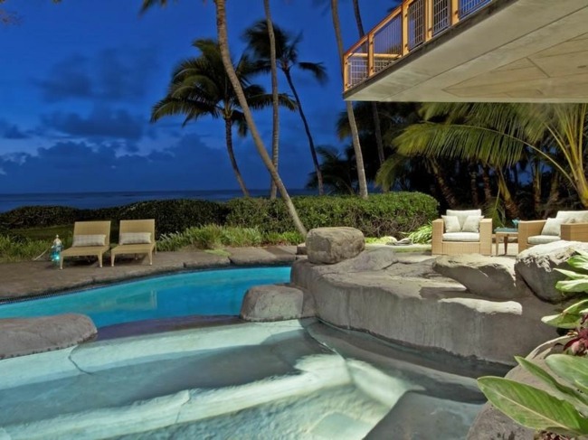 Dream Home Pool Lighting Pond Hawaii Villa