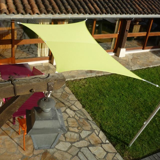 solskugga terrass trädgårdspänning alternativt parasoll