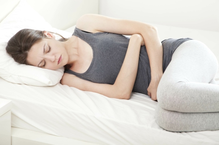 Kvinna-i-säng-mag-tarminfluensa