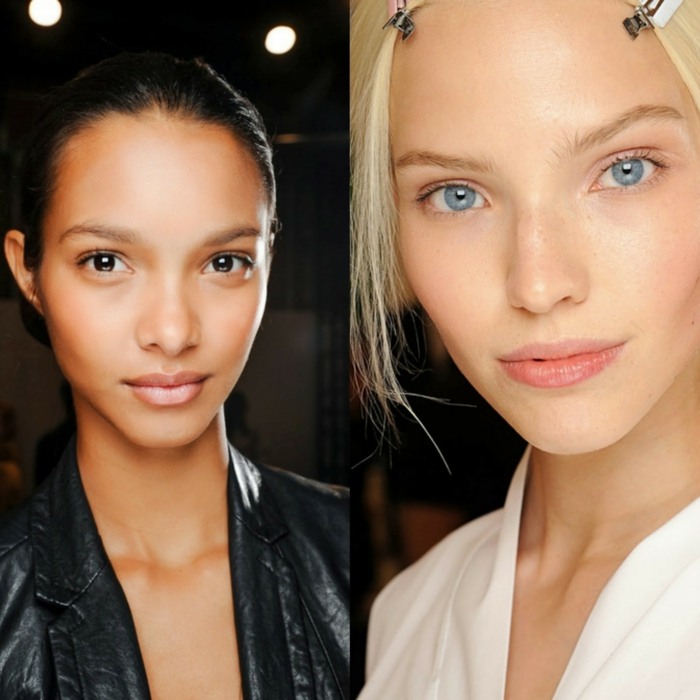 Makeup-idéer betonar kindbenen