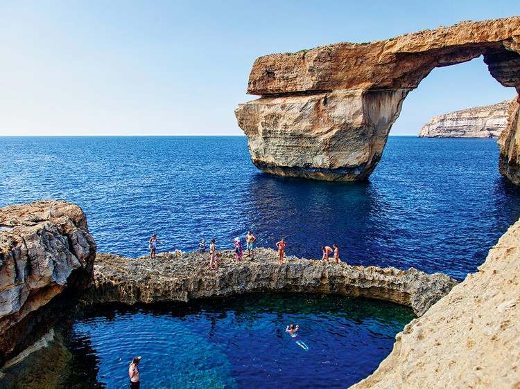 de vackraste stränderna i Gozo Flyg till Malta