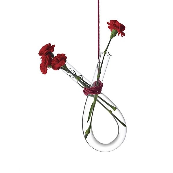 hängande-blomma-vas-glas-röd-nejlika-design-samling-paola-navone