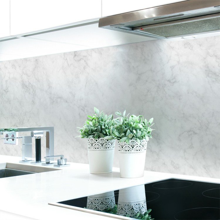 Kök bakvägg marmor inredning design kök