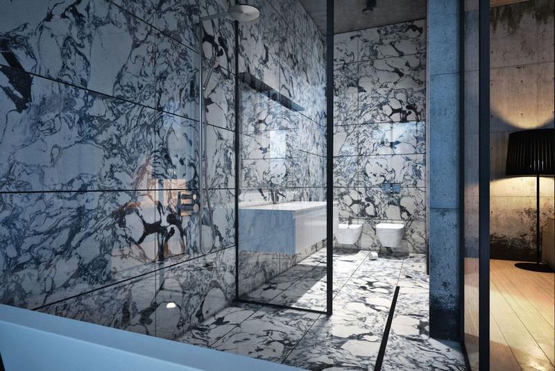 Marmorgolv-marmorplattor-badrumsdesign-idéer-modern-charmig
