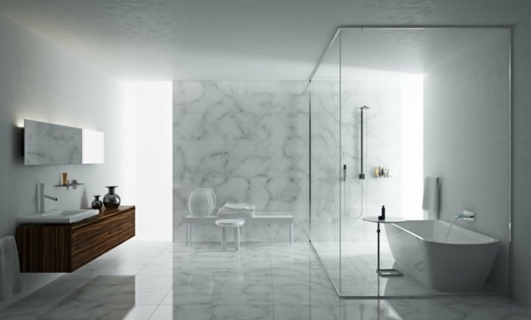 Marmorgolv-marmorplattor-badrum design-prov badrum idéer