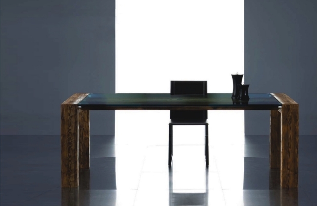 L-Affinita designerbord massivt trä Guiseppe Pruneri Haute Material