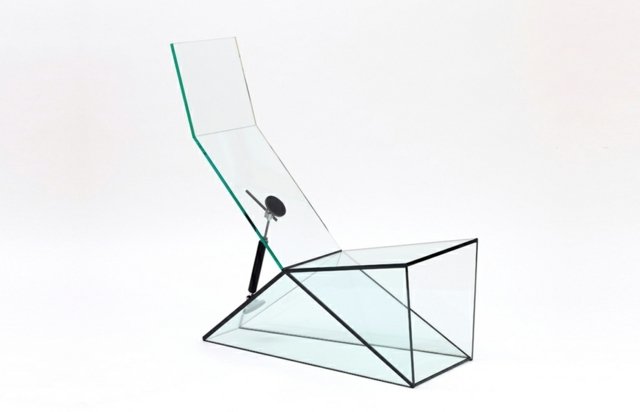 Glasmöbeldesigner Frankrike utställning Paris