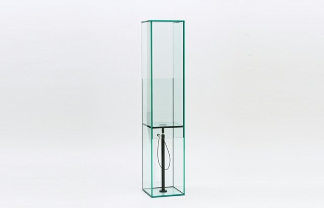 Lagringsutrymme glas helt tillverkad innovativ möbeldesign
