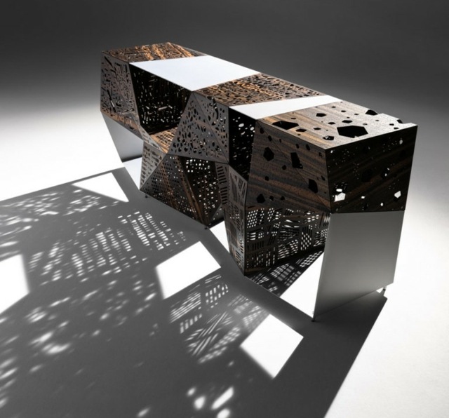 Dresser moderna designmöbler spelar ljus nyans