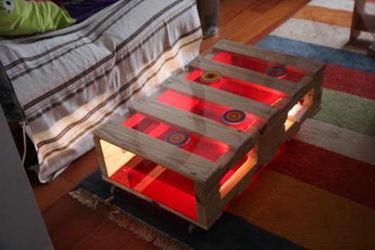 soffbord glas topp idéer för möbler träpallar