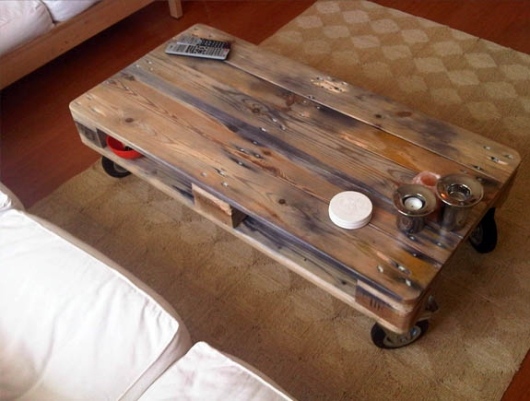 soffbord rullar idéer för möbler träpallar