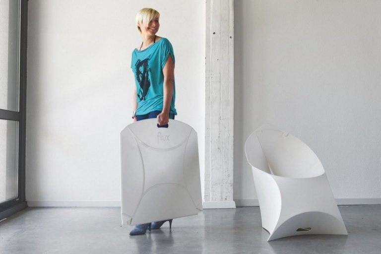 Möbler-gjorda av kartong-stol-hopfällbara-idéer