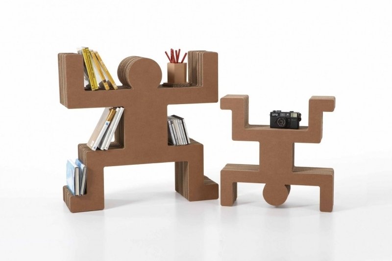 Möbler-gjorda av kartong-bok-uppsättningar-idéer-moderna