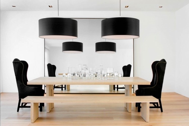 möbler-päls-matsal-matsal-grupp-design-modern-elegant-svart-vit-vinge stolbänkar