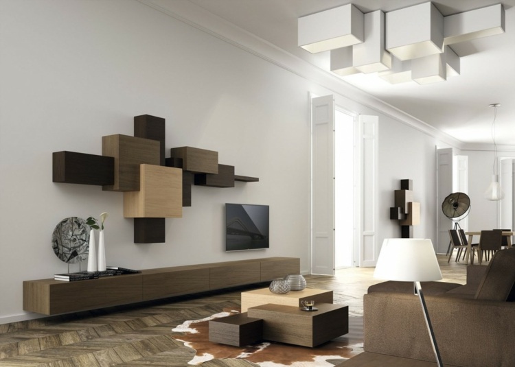 parkett möbler möbler samling collage idé levande vägg design