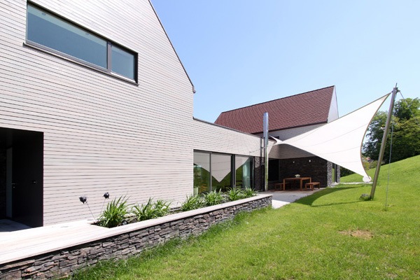 snygg minimalistisk arkitektur - trädgårdsdesign