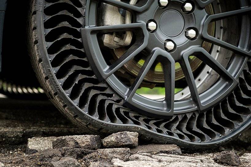 Nätserien, airless konceptdäck från Michelin och Generalmotors