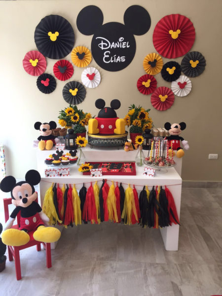 Ιδέα για πάρτι γενεθλίων Diy Mickey Mouse