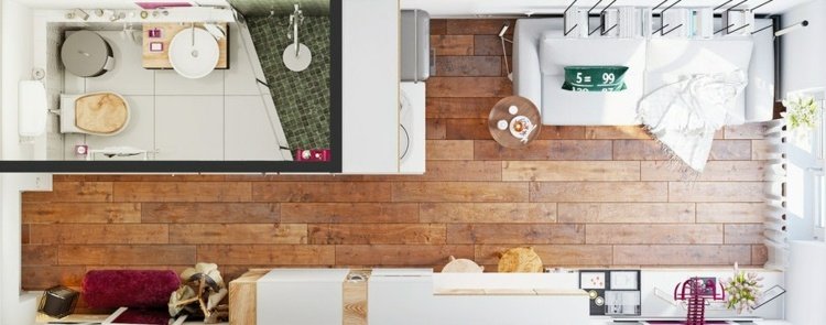design lägenhet idéer mini 3d plan vardagsrum badrum kök levande vägg