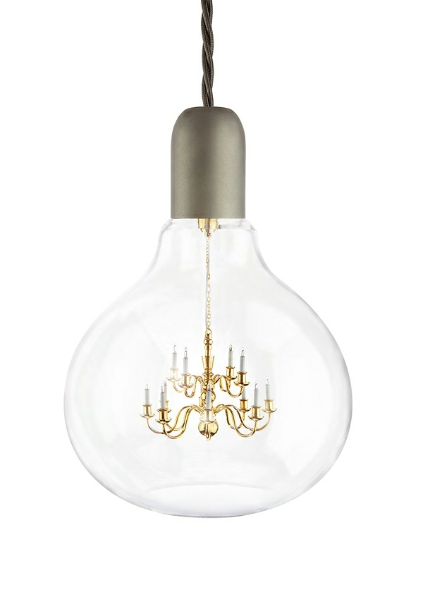modern belysning ljuskrona glödlampa hängande lampa