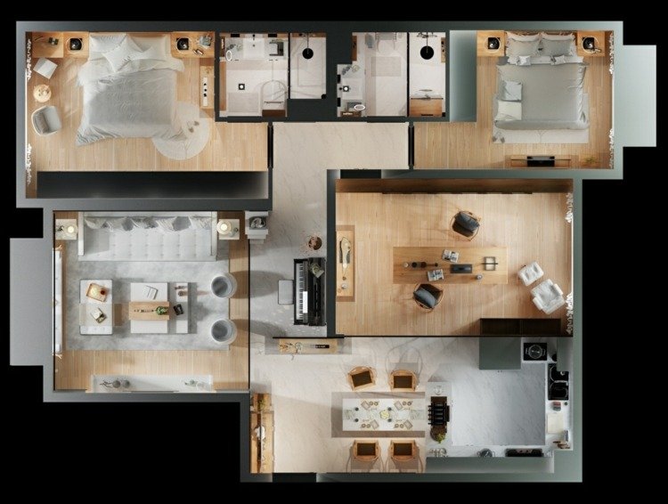 minimalistisk-vardagsplan-plan-lägenhet-idé-inredning