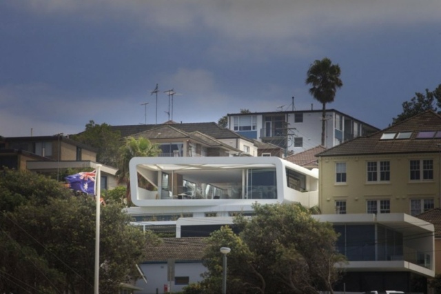 Fasadglasfronter House Sidney Australia minimalistisk arkitektur