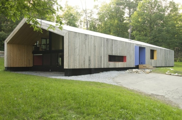 modern husdesign från USA - färgad fasad