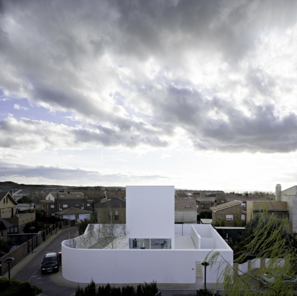 modernt minimalistiskt hus i Spanien