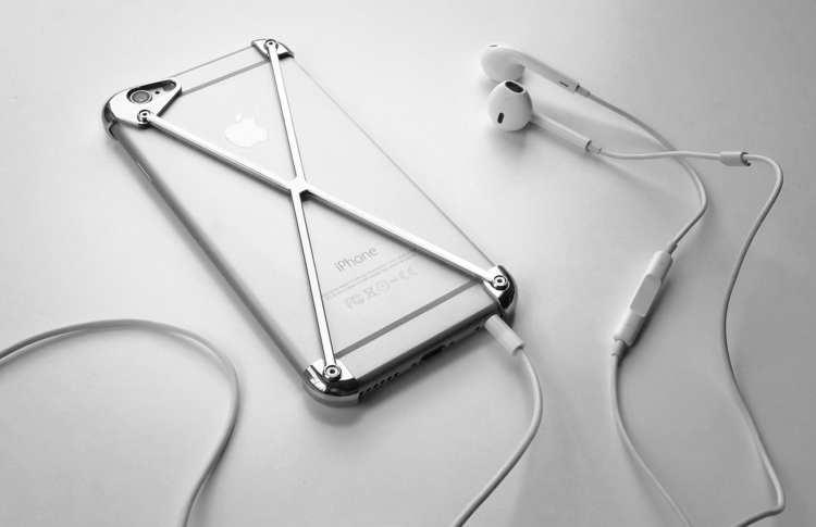 modern iPhone 6 fodral aluminium design
