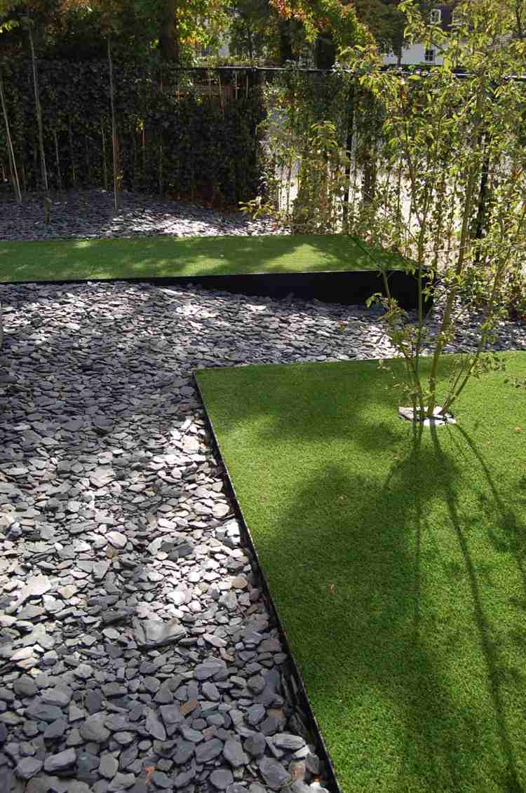 minimalistisk-trädgård-trädgård-kant-trädgård-stig-grus-gräsmatta-skiffer-flis