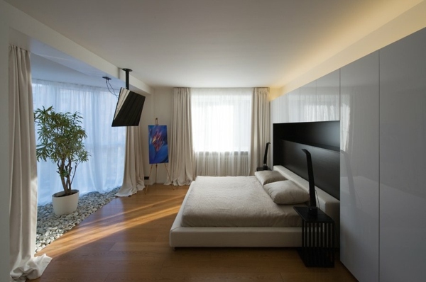 minimalistisk-modern-interiör-sovrum