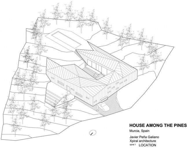 House Blueprint Terrain View Space Distribution