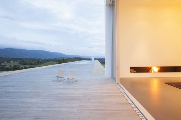 minimalistisk stil hus design veranda