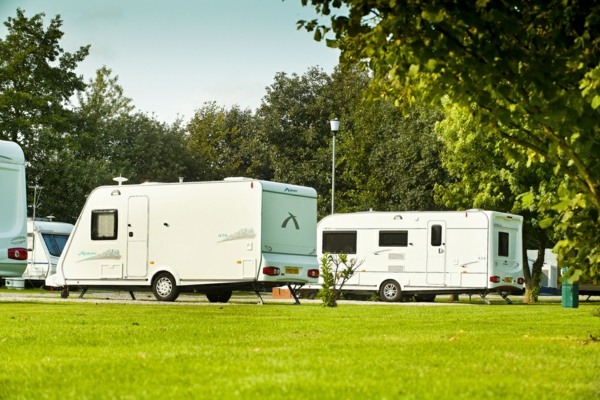 Camping husvagn England plats