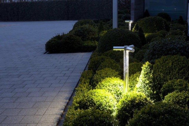 Designerbelysning-trädgårdsstrålkastare med markspikljusljusdesign-ledlab